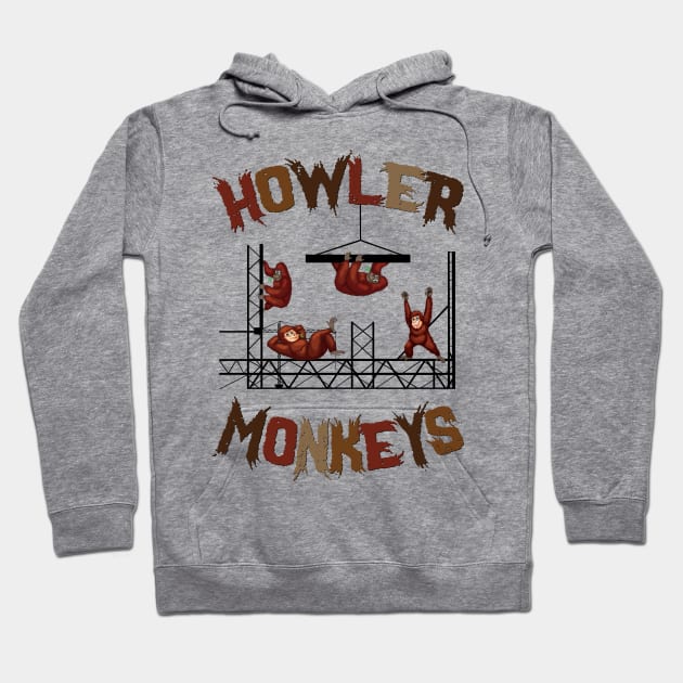 Howler Monkeys Hoodie by Scaffoldmob